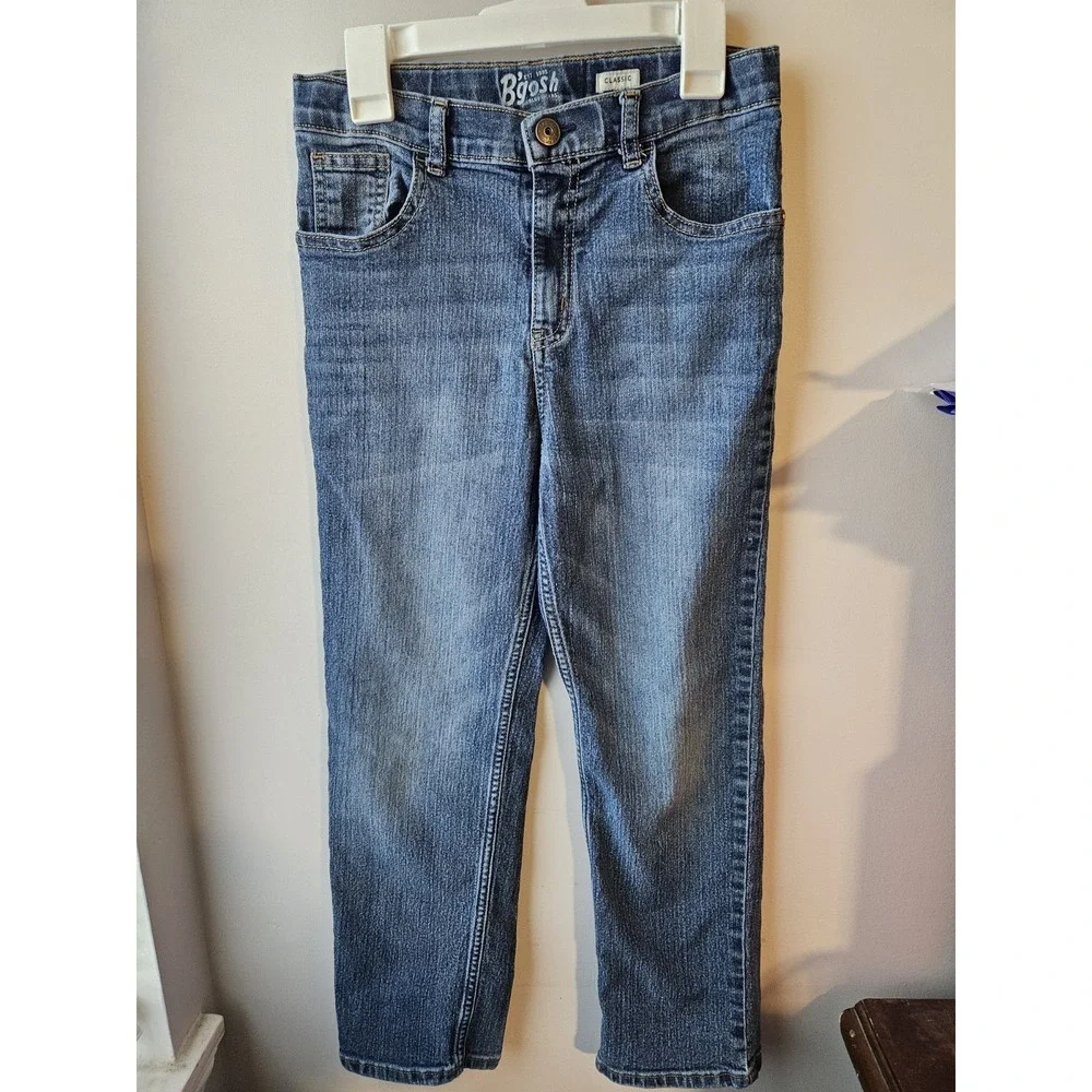 Big Osh Kosh Boys Classic Jeans Sz 10R Straight Blue‎